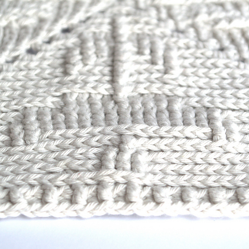Modern crochet square