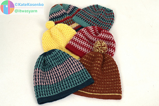 Family crochet hat set
