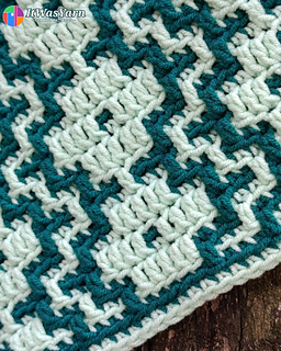 Prism Square mosaic crochet side detail