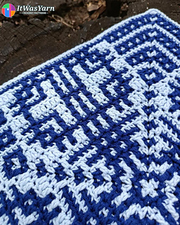 Close view of the Orbit geometric pattern.