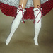 Barbie Thigh-High Socks pattern 