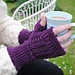 Lumi beaded lace mittens pattern 