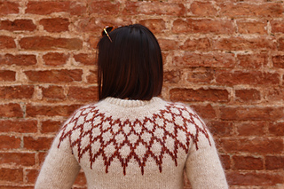 Beige & red+orange