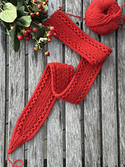 NEW pointy tip mod! Extra Skinny scarf - please see link in pattern notes for more information about this skinny version!