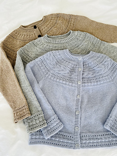 Winter Seashore Stroll - your sweater and cardigan all-in-one!