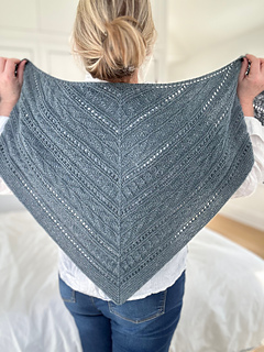 Large size in Meadow yarn (held double).