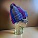 Vertical stripe toque beanie knitting pattern
