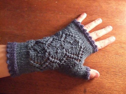 Bluebell Lacy Wrist Warmers photo 1