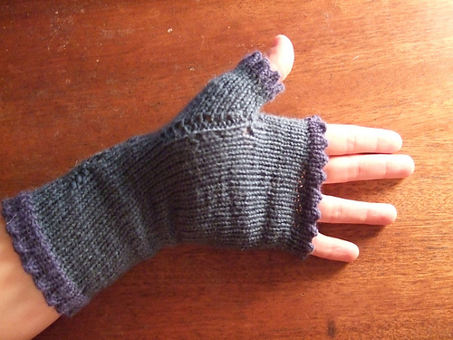 Bluebell Lacy Wrist Warmers photo 3