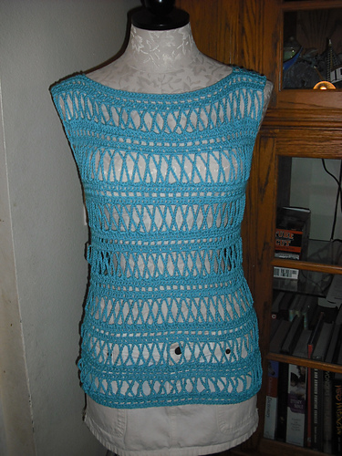 Stripes & Crosses Top photo 4