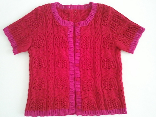 #04 Elegant Short-sleeve Cardigan 다른 모습 1