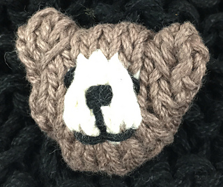 Teddy Bear Knit Button