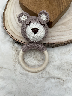 Baby Bear, Teddy Bear Rattle Knitting Pattern 
