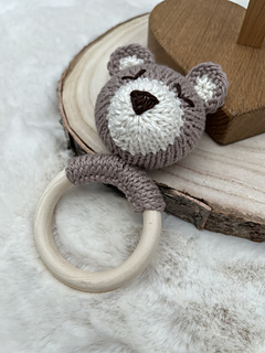 Baby Bear, Teddy Bear Rattle Knitting Pattern 