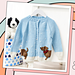 Dachshund in the Snow Cardigan KIDS pattern 