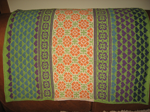 Baby Blanket Latvian Garden photo 5