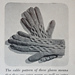 Cable-backed Gloves pattern 