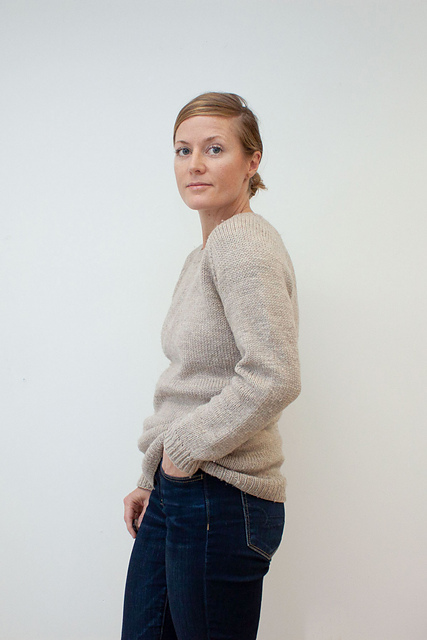 Ladies Classic Raglan Pullover pattern 