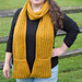Easy Ribbed Pocket Scarf pattern