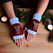 Reindeer Fingerless Gloves pattern 