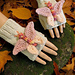 Butterfly Fingerless Gloves pattern 
