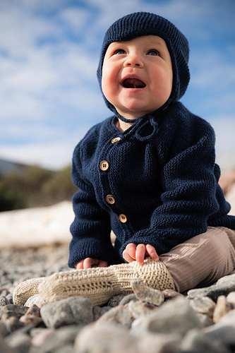 Jolle - baby cardigan