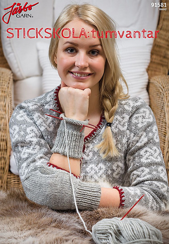 91581 Stickskola: Tumvantar - Berit Lindberg