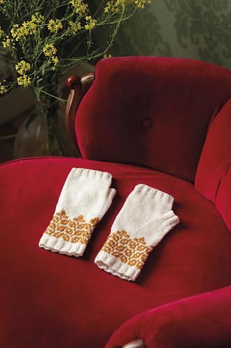 Gullregn - fingerless mittens photo 11