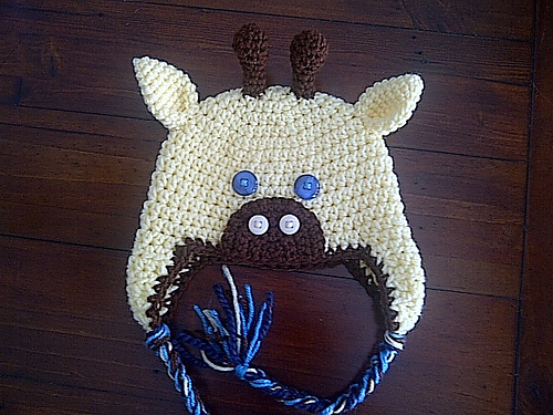 Giraffe Beanie with Earflaps photo 5