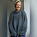 Textured stripes sweater circular pattern