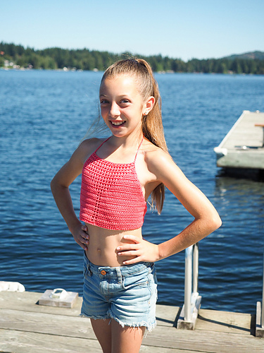 Ravelry: Girls' Boho Halter Top pattern by Jamey from Dabbles & Babbles