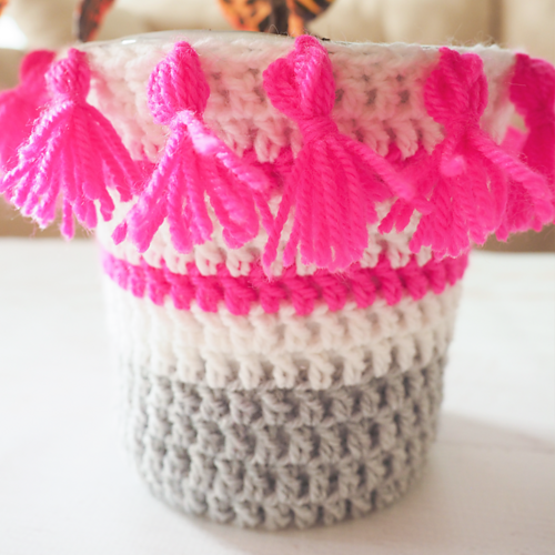 Ravelry Plant Pot Covers pattern by Jamey from Dabbles & Babbles
