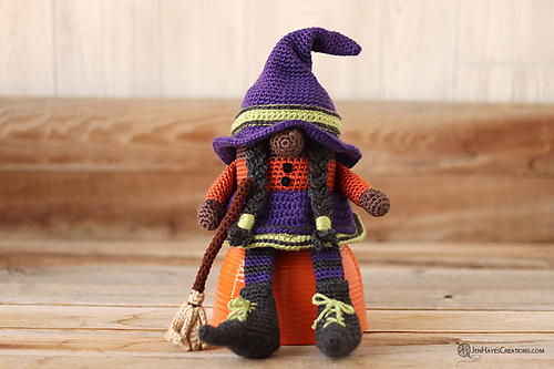Witch Gnome and Broom photo 4