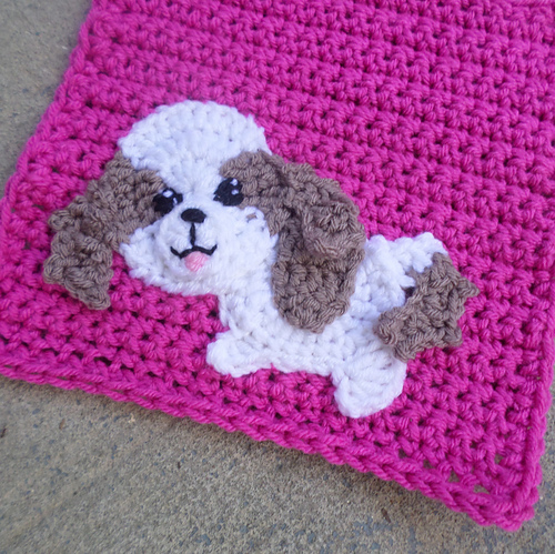 Ravelry: Shih Tzu Patch pattern by Jenna Wingate