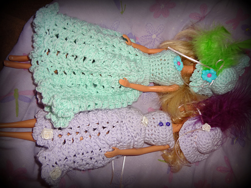Barbie Easter Lilac Dress Gown photo 5