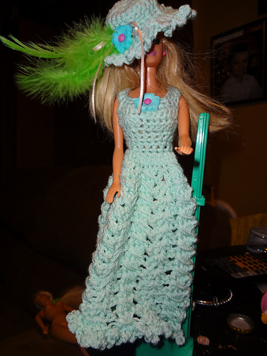 Barbie Easter Mint Dress Gown photo 6