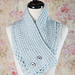 Serenity Neckwarmer Scarf pattern 