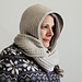 Trinity Hooded Scarf pattern 