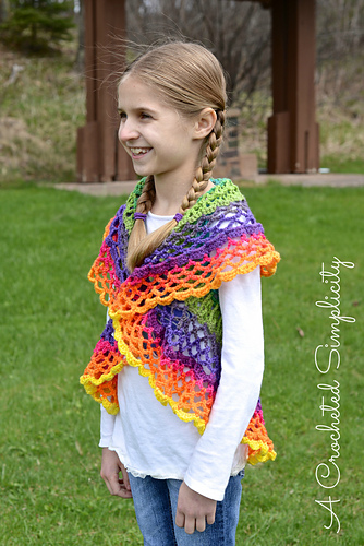 Girls Butterfly Mandala Vest photo 4