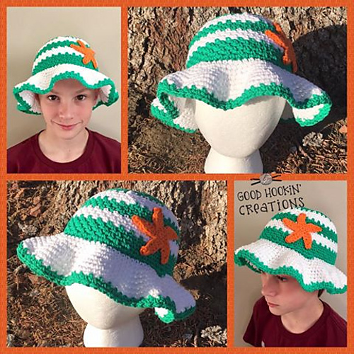 Kids Linen Stitch Sunhat photo 3