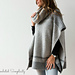 Emelyn Cowl Neck Poncho pattern 