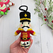 Nutcracker Jingle Bell Ornament pattern