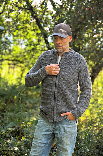 Everett Zippered Men's Cardigan
