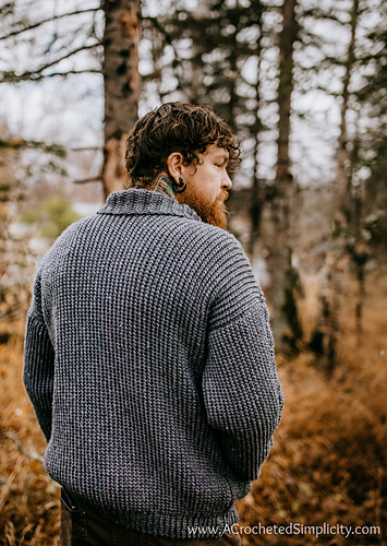 Men's Shawl Collar Cardigan photo 3