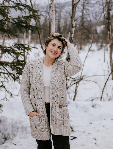 TODAYFUL 　Cable Handkint Cardigan 　38 Cable Cardigan - Fuzzy