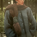 #11 Scarf with fur tails pattern