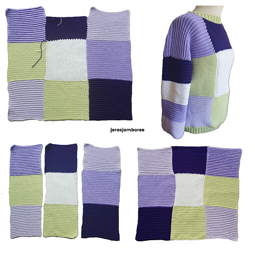 Ravelry: Patchwork Sweater pattern by Sharon Goodwin