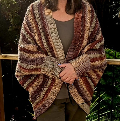 Cocoon Shrug Cardigan - Sharon Goodwin