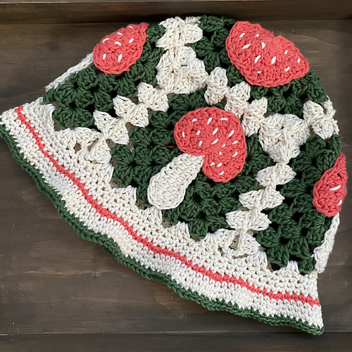 Granny Mushroom Bucket Hat