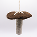 Shiitake Mushroom Bag Charm pattern 